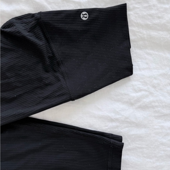 Lululemon Black Ribbed Set - Picture 2 of 5